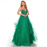 Quinceanera Formal Dresses Gala Dress for Women Wedding Party Dress Women Elegant Luxury Evening Dresses Robe Prom Gown Green